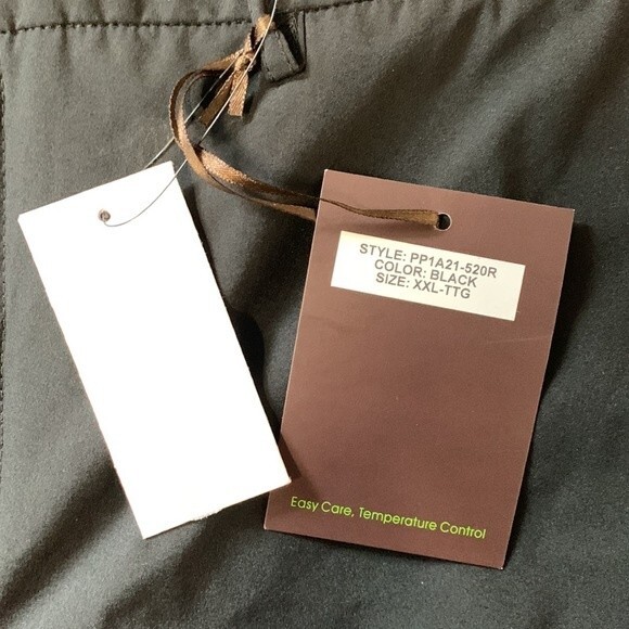 NWT Thomas Dean | Performance Nylon Blend Black Men’s Pants - Picture 7 of 11